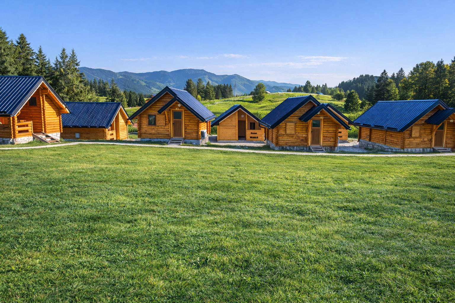 Brvnare sa pogledom na prirodu