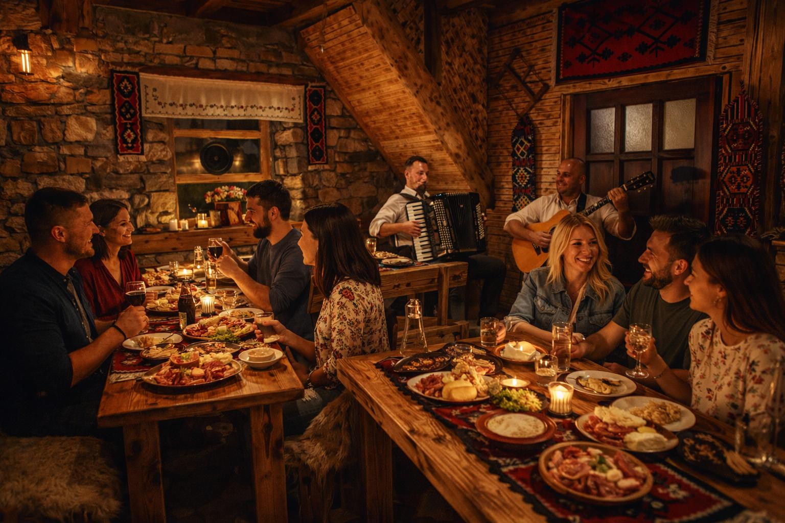 Tematsko veče sa domaćom muzikom u restoranu Vidikovac u blizini kanjona Uvac